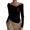 Black-1, variant on Women's Wrap Asymmetrical Long Sleeve Shirts Fall Elegant Off Shoulder Button Down Tops Casual Going Out Base Shirt