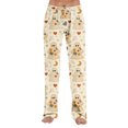 thumbnail image 7 of Trgacdwlo Funny Pumpkin Graphic Pj Pants Women Fall Halloween Pajama Pants Women Funny Ghost Graphic Elastic Waist Sleeping Pants Women, 7 of 7