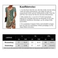 thumbnail image 3 of Vestido de mujer de manga corta con cuello redondo, estilo bohemio, con estampado floral, para verano, 3 of 3