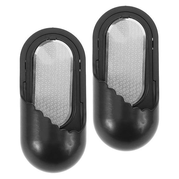 WORGEOUS 2 Pcs Charcoal Pencil Sharpener for Artists Lip Liner Black