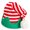 Red, variant on Christmas Caps Elves Unisex Caps Leprechaun Hat Christmas Photo Props Cheerful Hat Baggy Hat Leprechaun Wear