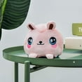 thumbnail image 4 of Reversible Rabbit Plushie Toys Stuffed Animal Reversible Mood Plush Double-Sided Flip Show Your Mood!(Rabbit-Pink/Green), 4 of 7