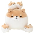 thumbnail image 1 of Peluche SQEQE Shiba Inu de peluche con 4 bebés Shiba Inu, 1 of 6