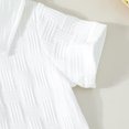 thumbnail image 6 of HWJAD Toddler Baby Boy 2 Piece Summer Outfit Short Sleeve Polo Shirt and Shorts Set Infant Casual Clothes 6M-3Y, 6 of 10