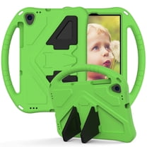 Allytech Kids Case for Lenovo Tab M10 FHD Plus 2nd Generation TB-X606F, Soft Rubber EVA Lightweight Shockproof Handle Drop Protection Kickstand Kids Friendly Kids Proof, Green
