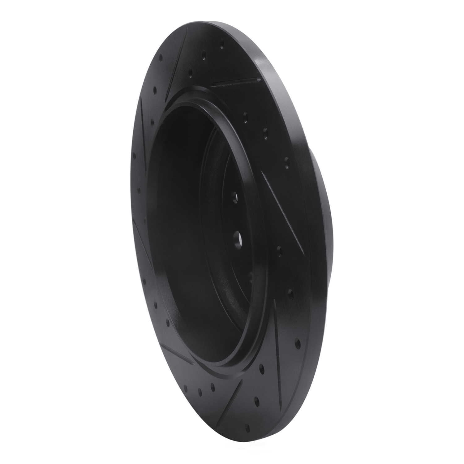 Dynamic Friction Company 633-42042R DFC Brake Rotor - Drilled And Slotted - Black