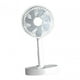 thumbnail image 5 of Ventilador de pedestal de altura ajustable, ventilador de 7 aspas con temporizador silencioso, ventilador de pie telescópico para bateria de 3600mah, 5 of 7