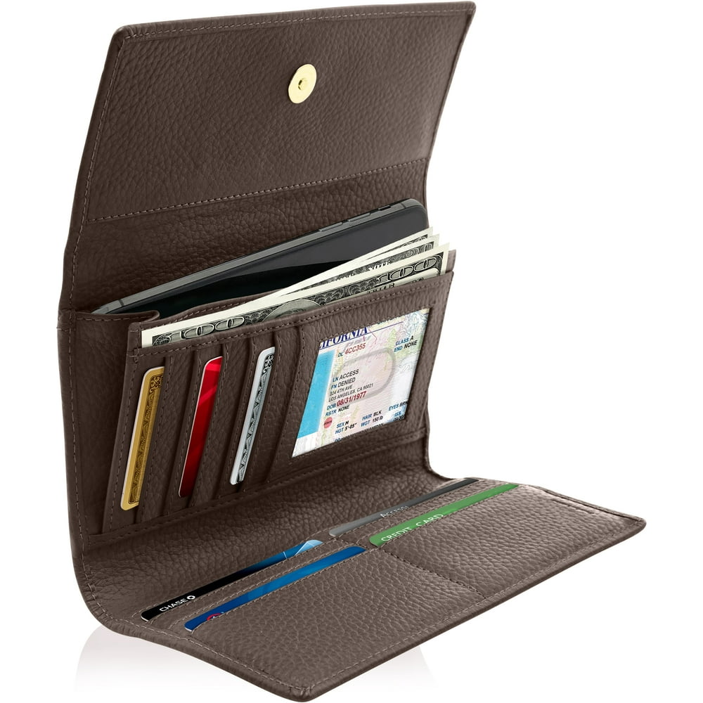 Access Denied Trifold Clutch RFID Wallets For Women Large Womens