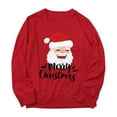 thumbnail image 3 of Christmas Family Matching Baby Santa Print  Neck Long Sleeve T Shirt, 3 of 4