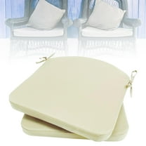 koolsoo Chair Cushion Garden Seat Pad with Ties Floor Pouf Mat Soft Multipurpose Seating Pillow Floor Cushion for Living Room Sofa , White