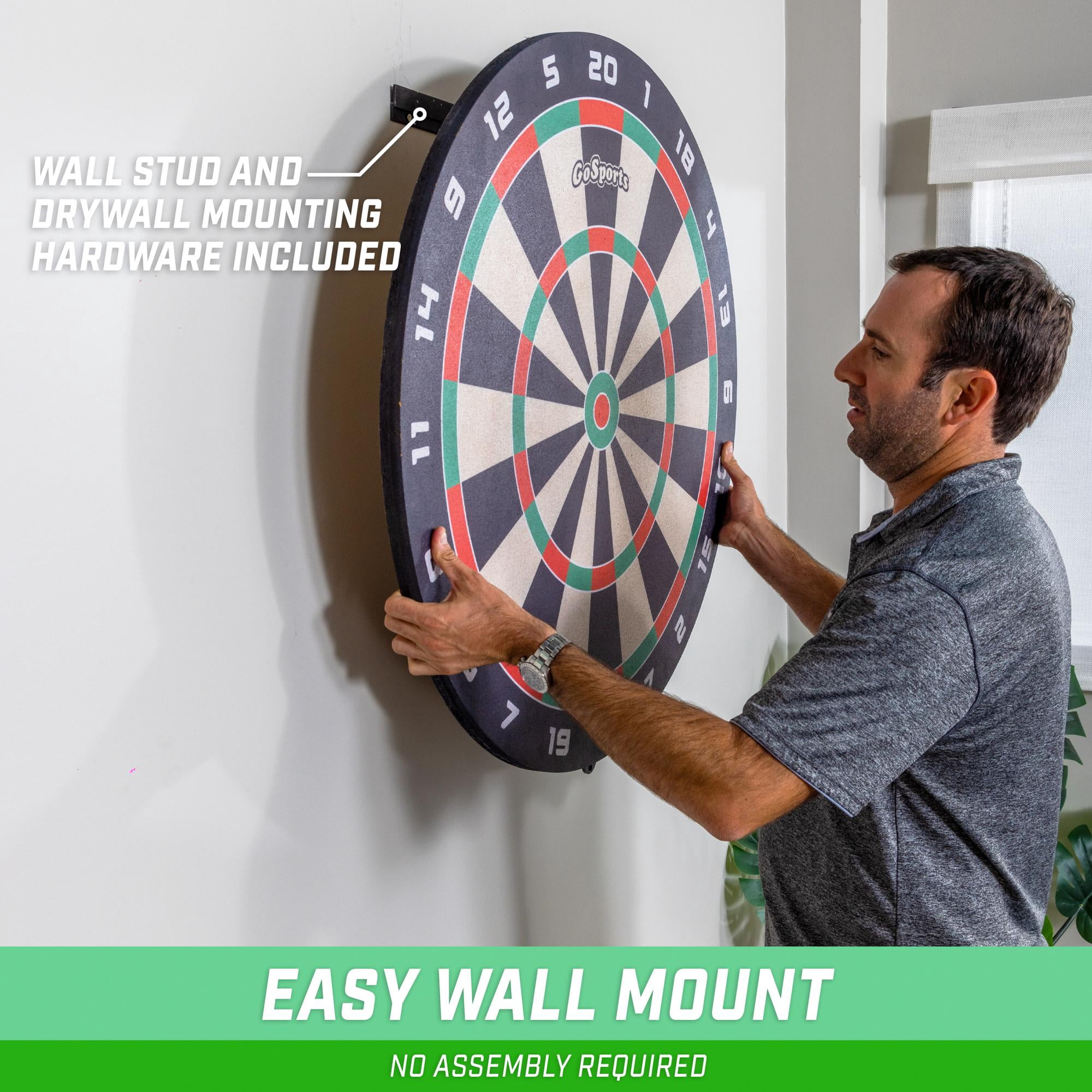 GoSports 3 ft Giant Dartboard - Includes 12 Giant Darts and Scoreboard - New Fun Twist on Darts