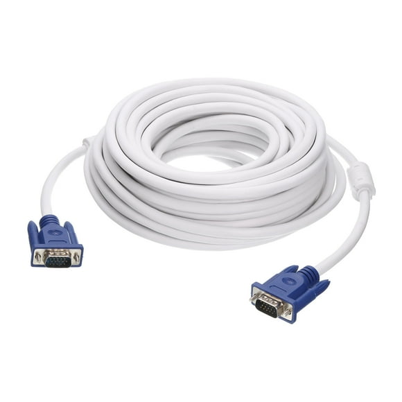 Unique Bargains VGA to VGA Cable, 15M/49.2ft Male to Male VGA 3+4 Video Cable for Computer, Projector