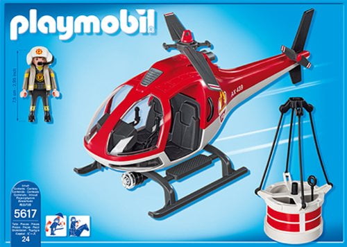playmobil fire helicopter