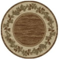 thumbnail image 4 of Rug Empire Mayberry Hearthside Mountain View Pine Cone Lodge Area Rug 5'3" x 7'3" 5' x 8' Beige, 4 of 5