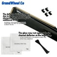 thumbnail image 6 of GrandWheel Co Window Deflectors Smoke Tinted In-Channel Side Window Vent Visor Deflectors Rain Guards Compatible with Rogue 2021-2025 - 4pcs. GW0604, 6 of 9