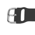 thumbnail image 4 of Correa de reloj de silicona suave, accesorio de banda de repuesto ajustable apto para reloj inteligente Amazfit T Rex 2, color negro, 4 of 12