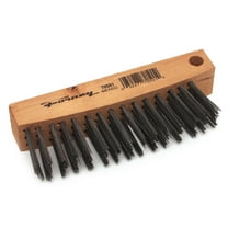 Forney Replacement Wire Brush for Chipping Hammer - Carbon Steel Bristles - Black