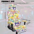 thumbnail image 2 of Whosucclay Bunny Rabbit Egg Daisy Print Gaming Chair Cover with Armrest Covers 4 Pieces Stretch Racing Computer Chair Slipcover Set Washable Rotating Desk Chairs Protector Cover Easter Decor, 2 of 8