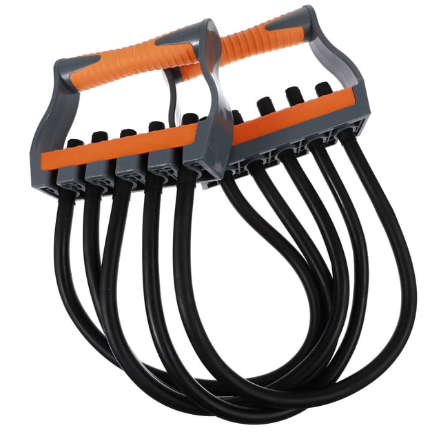 CIMAXIC Adjustable 5 Latex Chest Expander Pull Stretcher Elastic Bands Muscle Training,25.59"X5.91"X1.57"