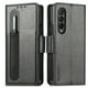 thumbnail image 1 of Funda para Samsung Galaxy Z Fold 4, tipo libro, de piel sintética, con función atril, soporte para S Pen, bloqueo RFID, tarjetero y absorción de impactos., 1 of 5