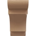 thumbnail image 2 of 8"W x 16"D x 16"H Classic New Brighton Rough Cedar Woodgrain TimberThane Corbel, Primed Tan, 2 of 6