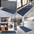 thumbnail image 2 of Dark Blue Star Moon Sun Pattern Kitchen Rug Mat,Kitchen Runner Rugs Non Skid Washable,Decorative Kitchen Floor Mats for Kitchen,Sink,Laundry,17"X47", 2 of 5