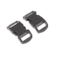 thumbnail image 3 of 20/set Black Curved Side Release Buckles for Bag Strap Webbing 3/8", 3 of 7
