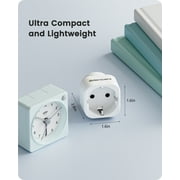 LENCENT Europe to USA Plug Adapter,EU to US Universal Travel Plug Converter, 2 PC European to American Plug Power Outlet adaptor for General Electrical equipment