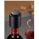 thumbnail image 2 of Sellador de champán de plástico, tapón de botella para sellar botellas de champán grandes (negro), 2 of 4