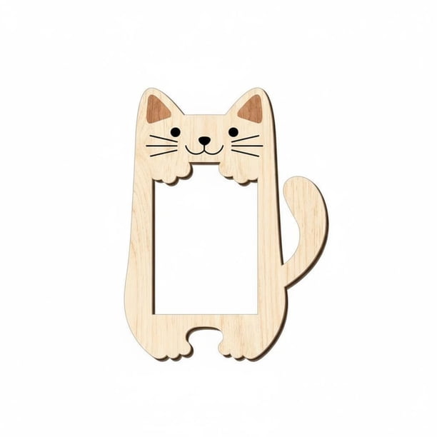 predolo Marco de Fotos de Madera con Forma de Criatura Creativo y Adorable Portarretratos de Sobremesa de Animalitos Estilo Nórdico para Niños