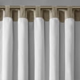 thumbnail image 5 of MAYEERTY 50x18" Faux Silk Embroidered Window Valance Tan, 5 of 8