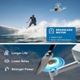 thumbnail image 5 of Drone with Camera, 2K HD FPV Drones for Adults, RC Quadcopter with Gravity Control, One Key Take Off/Land, Waypoint Fly, Gestures Selfie, 3 Speed Modes, Mini Drone for Beginners with 2 Batteries, 5 of 8