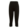 thumbnail image 4 of Leggings de yoga de cintura alta para mujer - Pantalones ajustados y cortos para deporte y uso informal - S-XXXL, 4 of 5