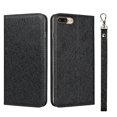 thumbnail image 1 of Support Portefeuille en Peau de Soie, Étui de Protection en Cuir Cellulaire pour Téléphone pour Iphone 7 Plus/8 Plus 5,5 Pouces - Or, 1 of 1