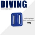 thumbnail image 4 of Peso de buceo antideslizante Naiovety 500 g azul, 4 of 6