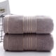 thumbnail image 1 of Zhuge 3 toallas de baño, cortadas a medida, de algodón suave, súper absorbentes, para ducha, piscina, spa y gimnasio. Uso diario: 34 x 74 cm (color café claro)., 1 of 5