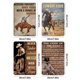 thumbnail image 5 of Kit Pintura Hierro Rectangular Con Placa Metal Vintage Westside Cowboy 4 Uds. 20x30cm, 5 of 9