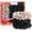 Black*2 & Ligh brown, variant on Silk Hair Ties 3 6A Mulberry Silk Scrunchies 22 Momme Small Sleep Ties and No No Crease for Women Girls Curly Thick Thin Hair, Sample Fabric Provided ( & LighBlue & LighGreen)