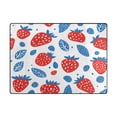thumbnail image 5 of Yayeee Area Rugs for Living Room 5.2'x4' Non Slip Washable Bedroom Floor Carpet, Playful Strawberries, 5 of 5