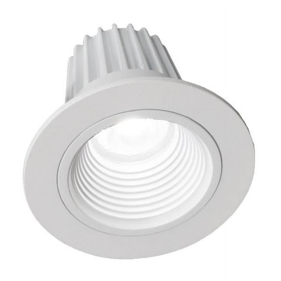 NICOR Lighting DLR2-10-120-2K-WH-BF 2 in. LED Downlight with Baffle Trim in White - 2700K