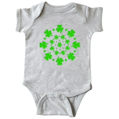 

Inktastic Shamrock circles St. Patricks Day Gift Baby Boy or Baby Girl Bodysuit