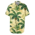 thumbnail image 4 of Mens Hawaiian Shirts Short Sleeve Button Down Ocean Wave Print Aloha Shirts Casual Tropical Summer Beach Vacation Blouses, 4 of 5
