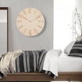 thumbnail image 3 of 2x Relojes de pared colgantes Sin tictac Silencioso Simple 12 pulgadas madera amarillo Macarena 2x reloj de pared, 3 of 8