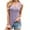Purple, variant on Uaswgudfs Women U Neck Sleeveless Stretchable Knit Shirts Thin and light Basic Tank Casual home daily life Tops