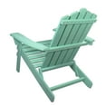 thumbnail image 5 of Northlight 36" Green Classic Folding Wooden Adirondack Chair, 5 of 6