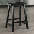 thumbnail image 6 of Winsome Satori Saddle Seat Counter Stool, 24", Black Finish, 6 of 8