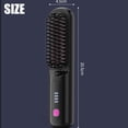 thumbnail image 4 of Cepillo Calefactable para Cabello Corto, 3 Niveles de Calor y Pantalla LED y Recargable por USB, Ligero y Portátil, para Peinados de Cabello Viaje, Hogar, 4 of 7