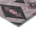 thumbnail image 3 of Addison Rugs Mayfield Premium Machine Washable Transitional Aztec Pink Rectangle Rug, 3' x 5', 3 of 7