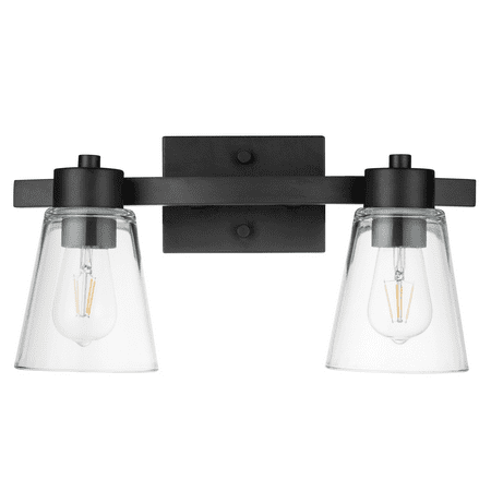 

Prominence Home Fairendale Two Light Vanity in Matte Black