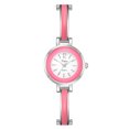 thumbnail image 1 of Reloj de cuarzo informal con correa de aleación de moda y esfera redonda para mujer (rosa plateado), 1 of 3